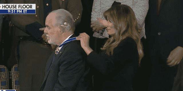 Trump, FLOTUS Suprise Rush Limbaugh by Awarding Him the Medal of Freedom at the SOTU