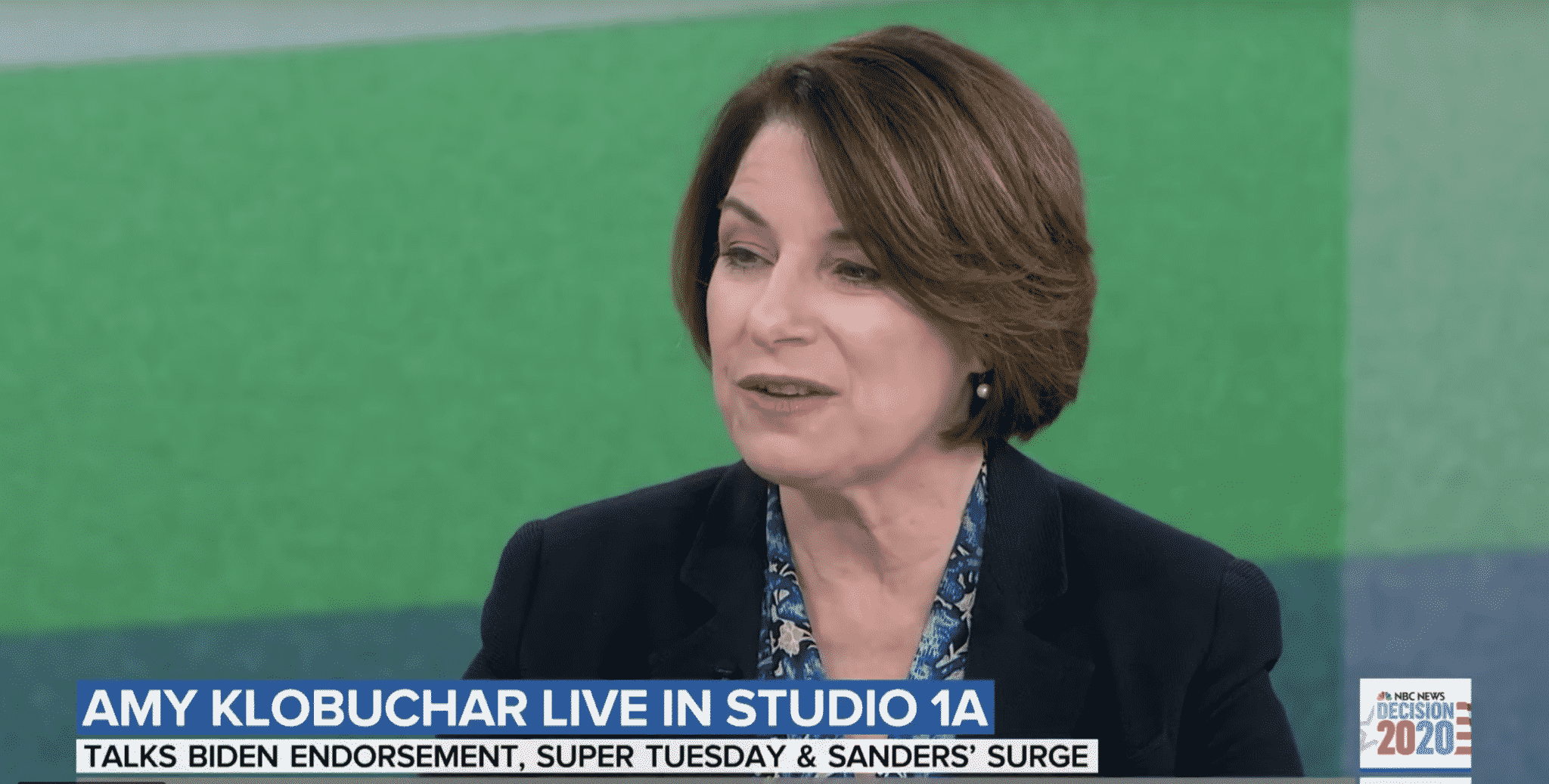 Klobuchar Says Trio of Former Candidates Decided to Endorse Biden Individually