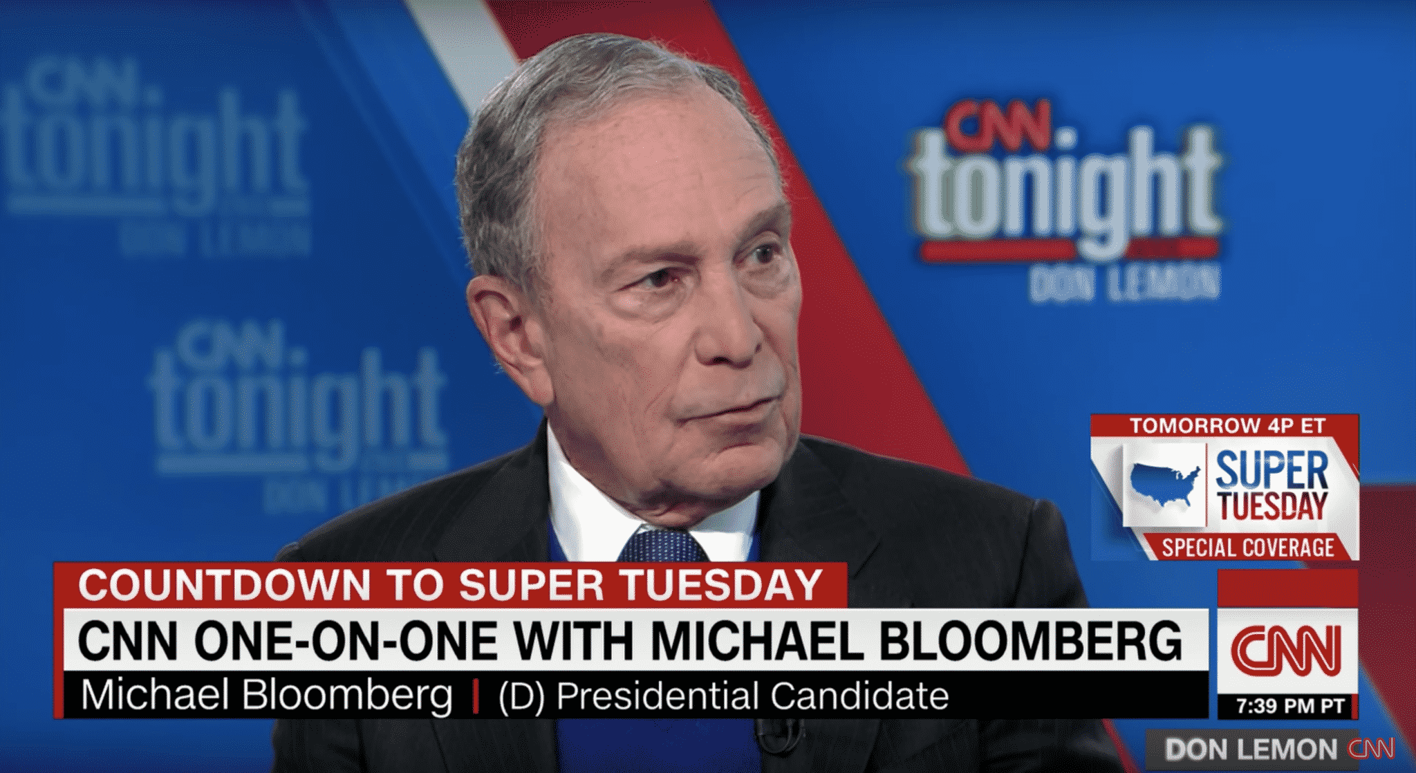 Bloomberg: Biden Being VP and a Senator Does Not Prepare Him Enough to Be President