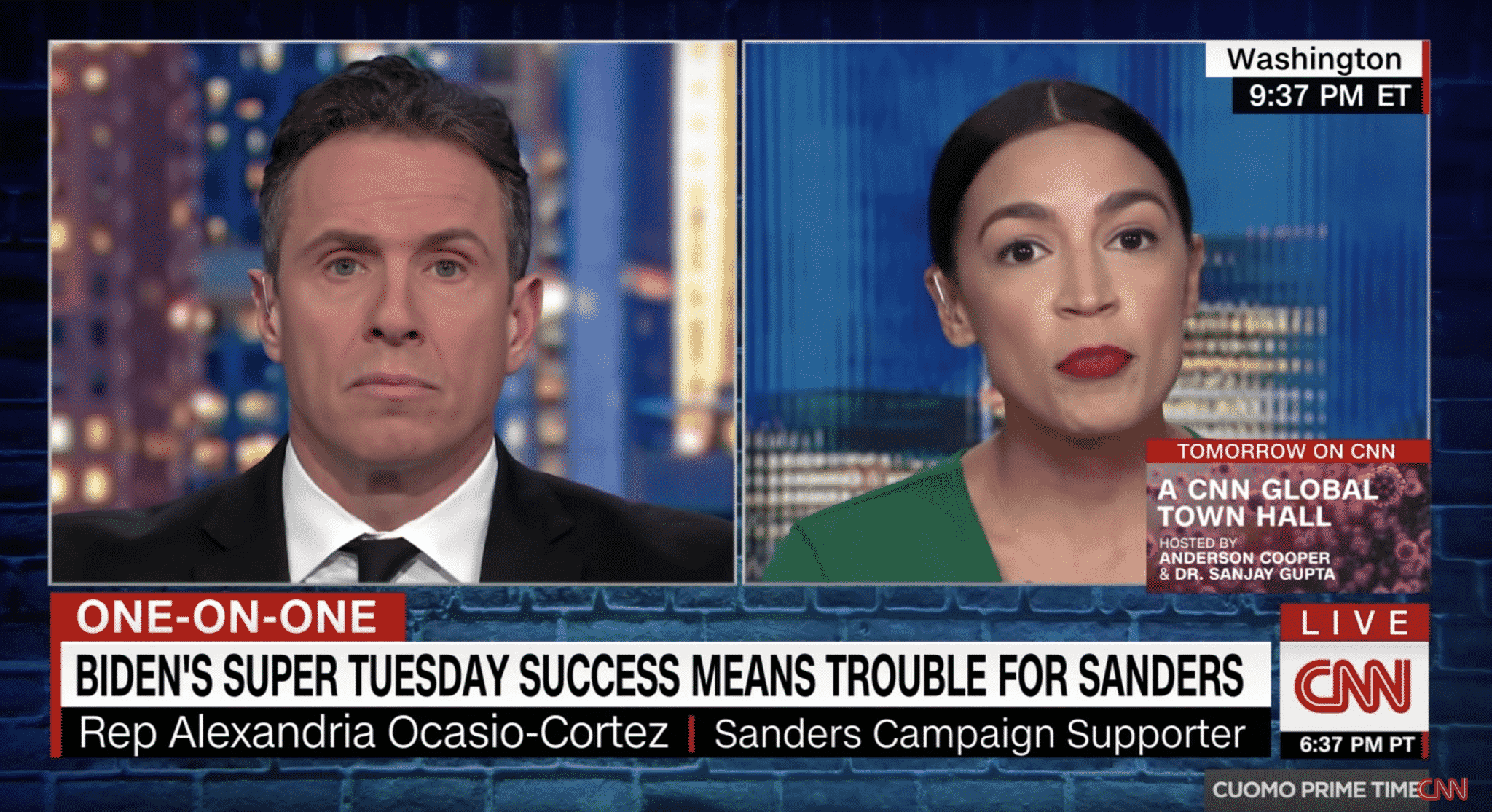 AOC Pours Cold Water on Biden’s Newfound Momentum: He ‘Over-Performed’ Because He Had ‘Low Expectations’