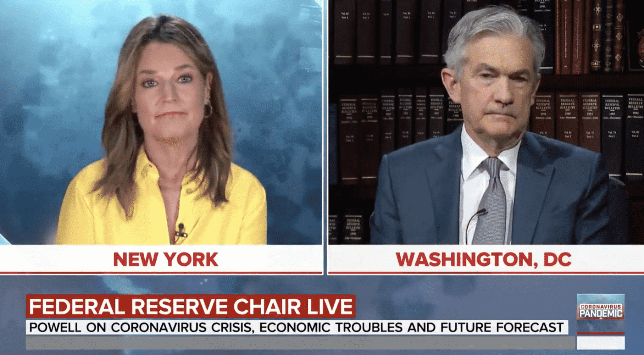 Jerome Powell: The Fed is Prepared to Spend Unprecedented Amount Amid Coronavirus Crisis