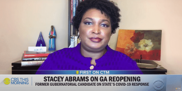 Stacey Abrams Blasts Georgia Governor for Partial Reopening: ‘Dangerously Incompetent’