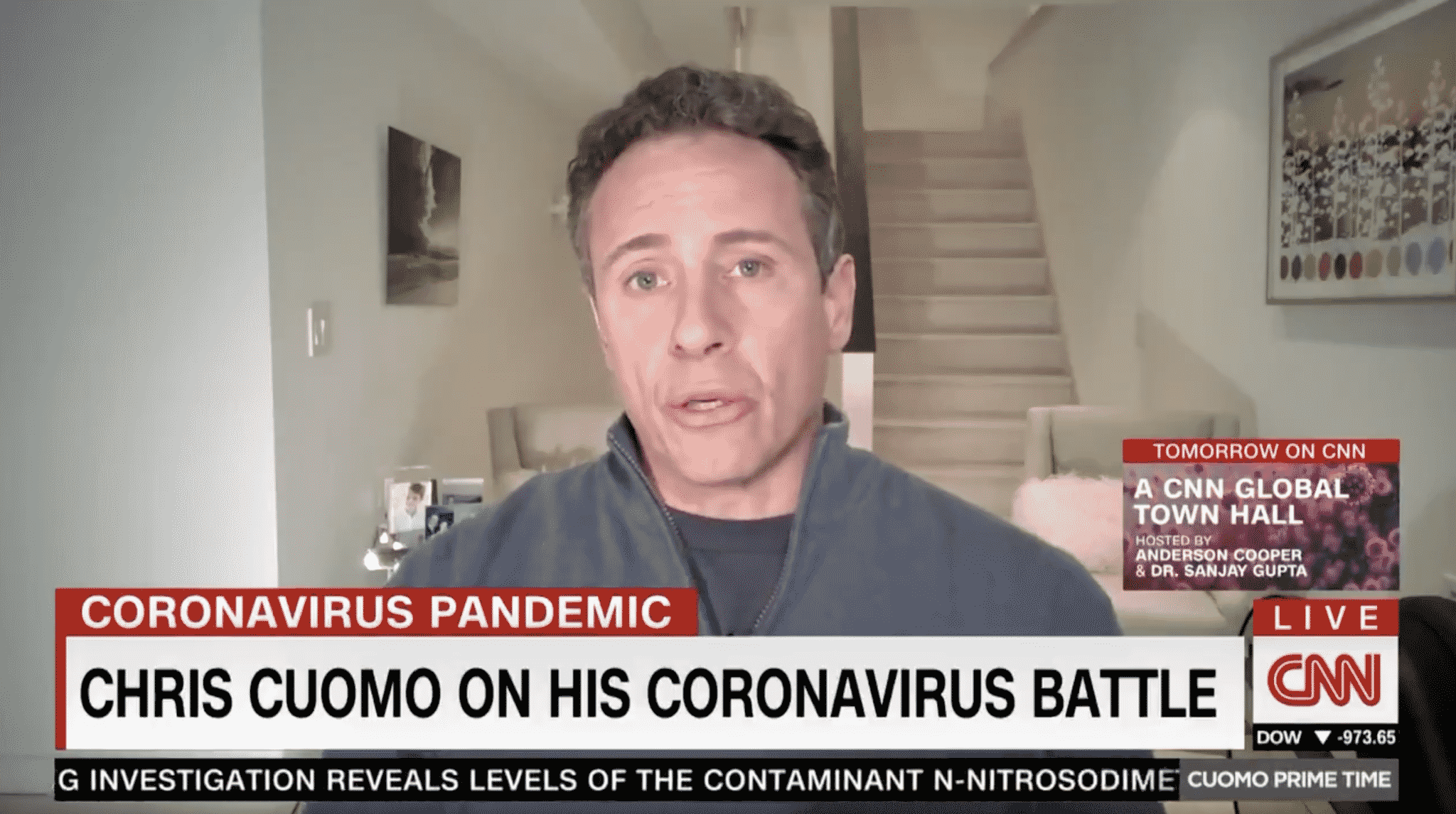CNN’s Chris Cuomo Goes Into Detail About the Coronavirus Symptoms He Experienced
