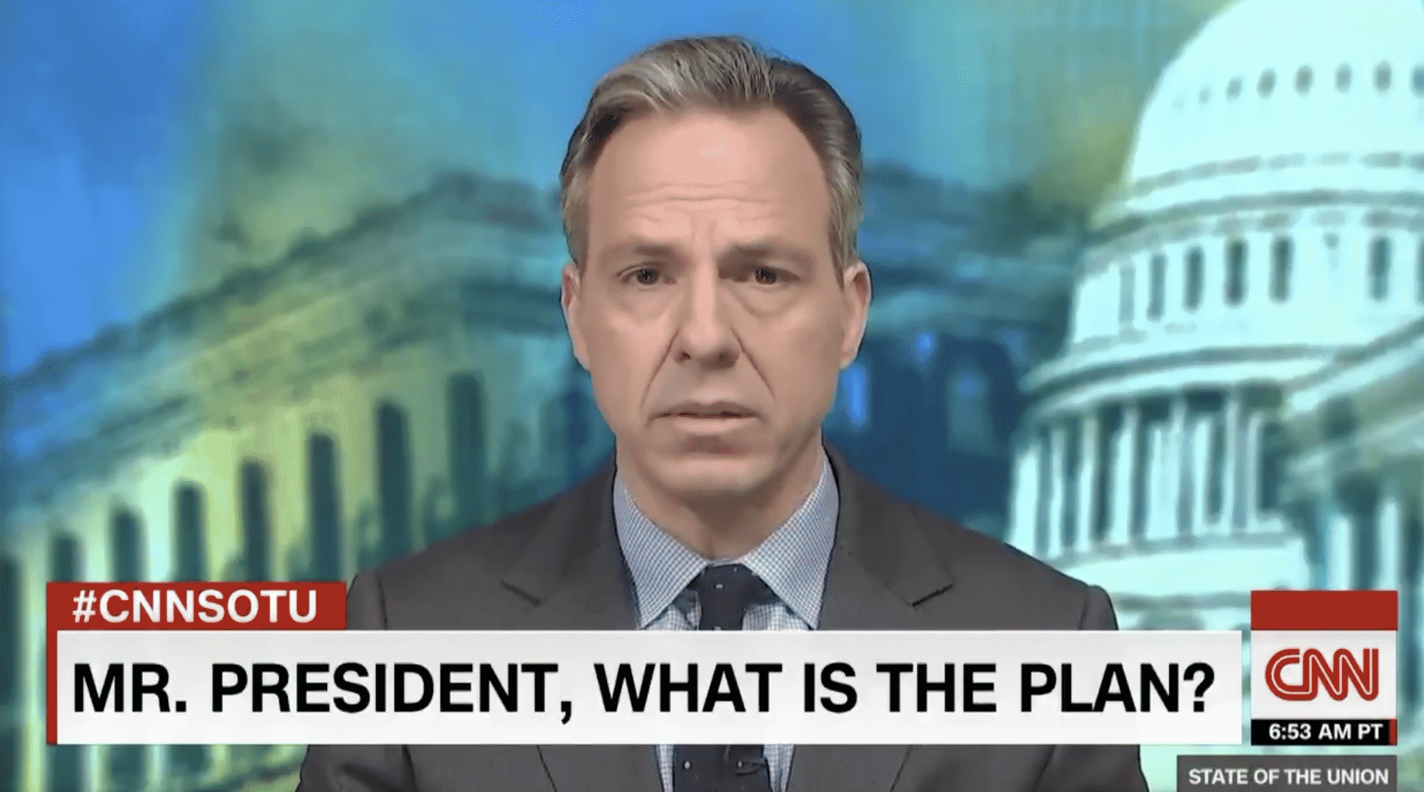 ‘What’s the Plan’: Jake Tapper Calls on Trump to Explain Response to Coronavirus
