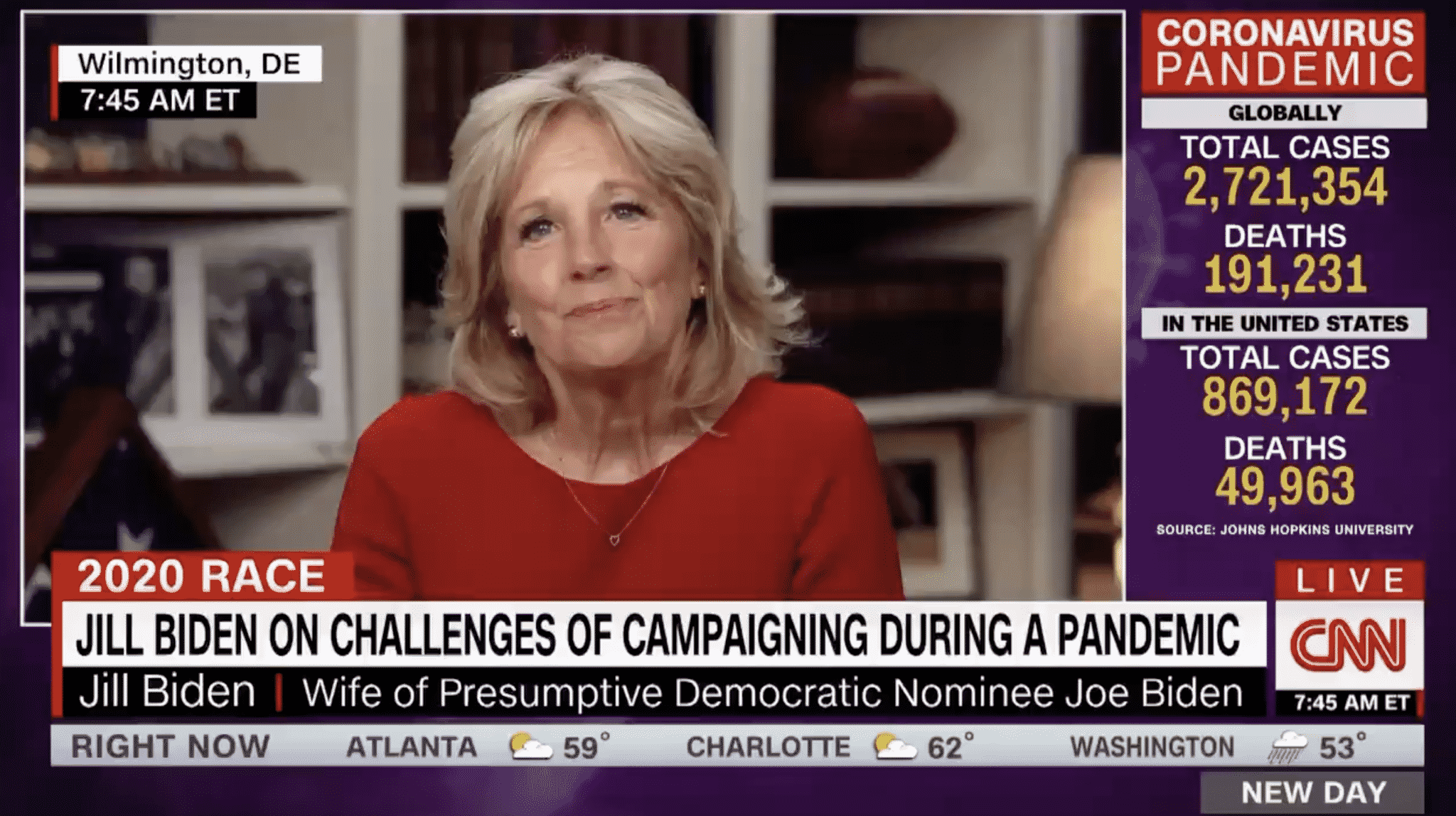 Jill Biden Says She Would ‘Love’ to See Michelle Obama as Vice President