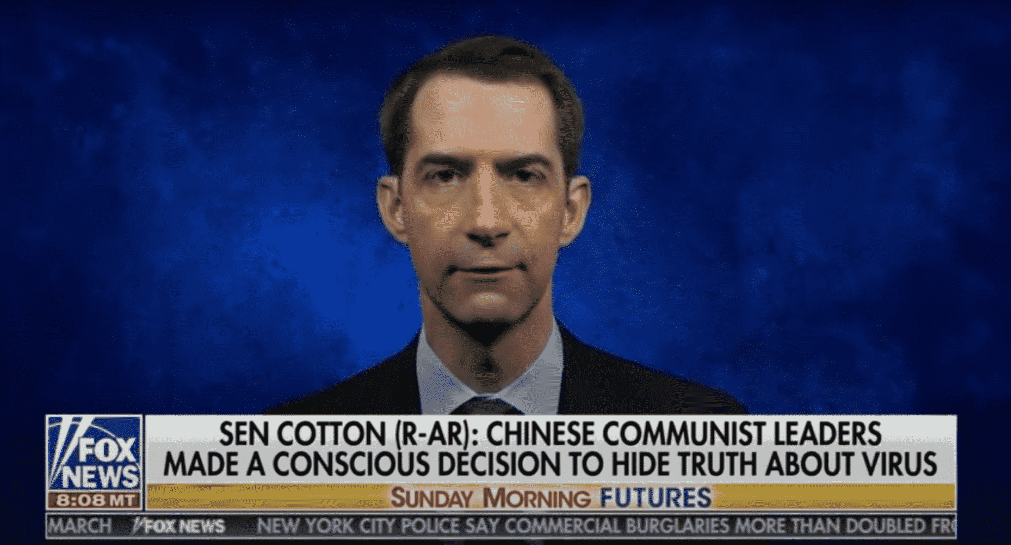 Sen. Tom Cotton Proposes Banning Chinese Students From Studying Science in the US