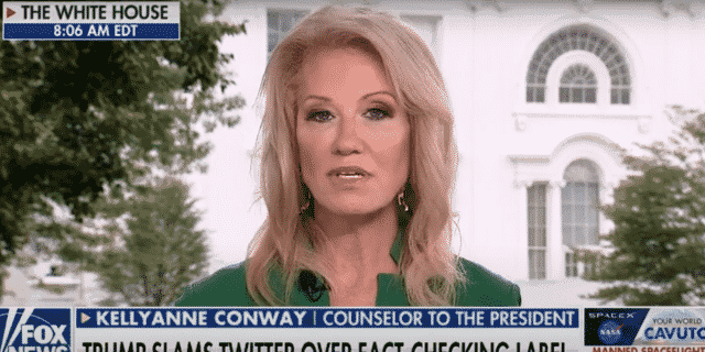 Kellyanne Conway Rips Twitter: ‘Fact Check’ Was Done by People Who Will Endorse Biden
