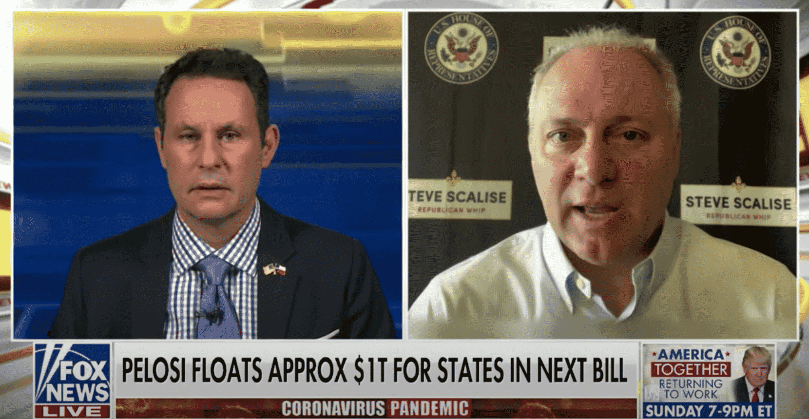 Scalise Questions Pelosi Over the House Not Returning Next Week: Congress ‘Should Be Leading’