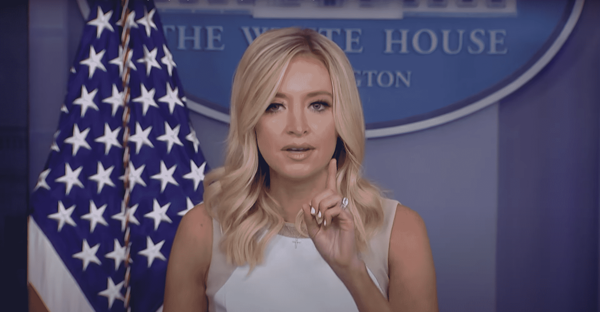 McEnany Blasts Reporters for Asking About Trump’s Stance on the Confederate Flag Instead of Violence