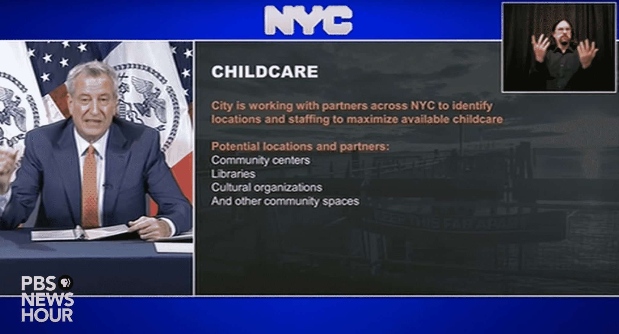 New York City to Provide Child Care for About 100,000 Students in Efforts to Partially Reopen Schools