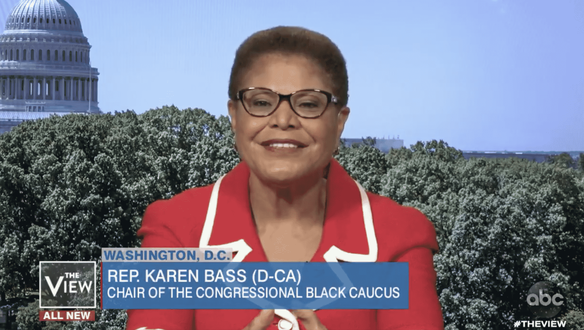 Rep. Karen Bass Says She ‘Would Love’ to See a Black Woman as Biden’s Running Mate