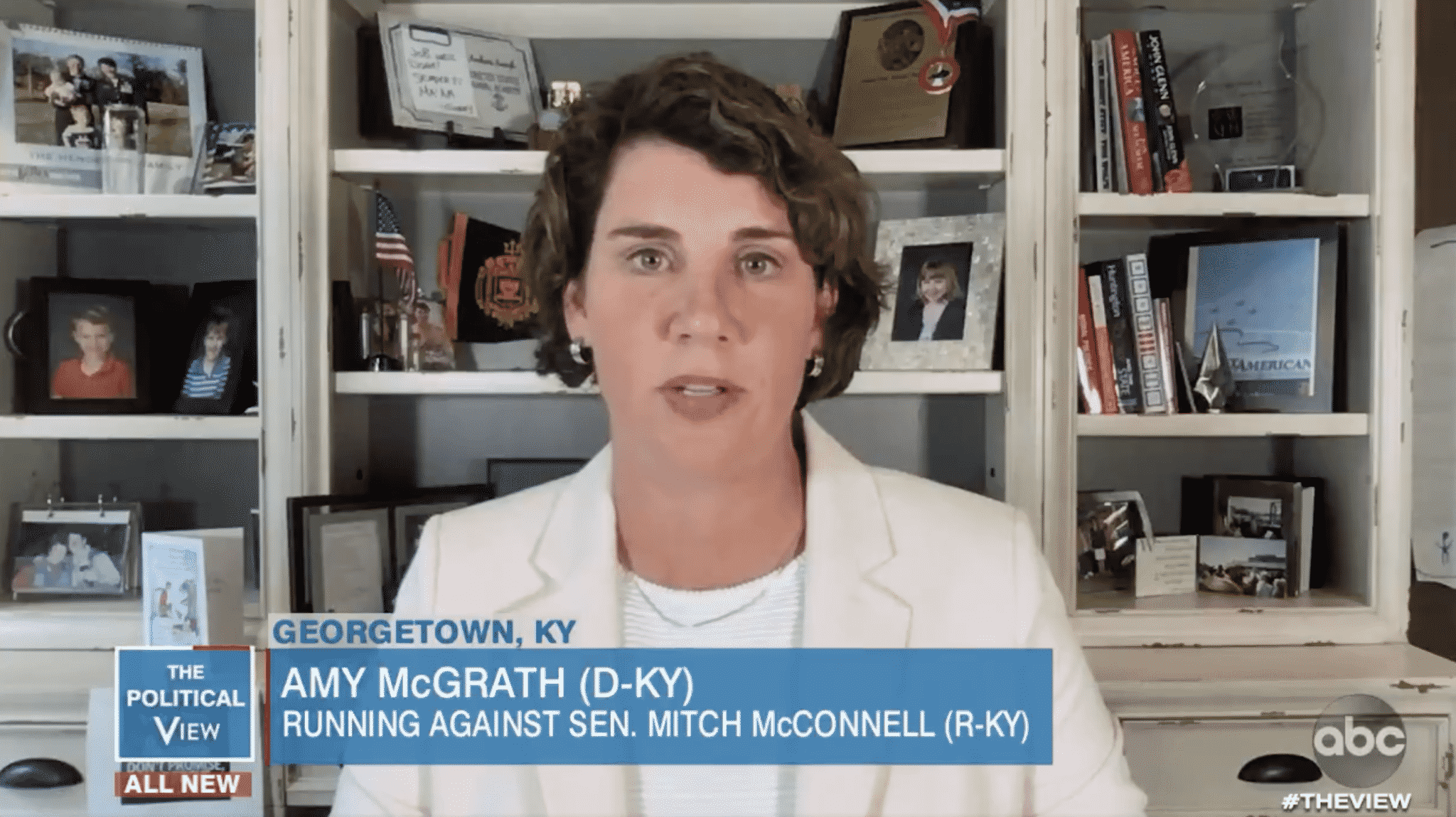 Amy McGrath Says McConnell’s Handling of the Coronavirus Pandemic Has Been ‘Pathetic’