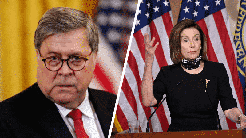 Barr Rebukes Pelosi for Referring to Federal Officers as ‘Stormtroopers’