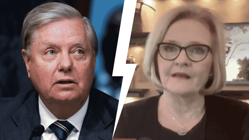 ‘A Slug’: Former Dem Sen. McCaskill Rips Lindsey Graham Following Stone’s Commutation