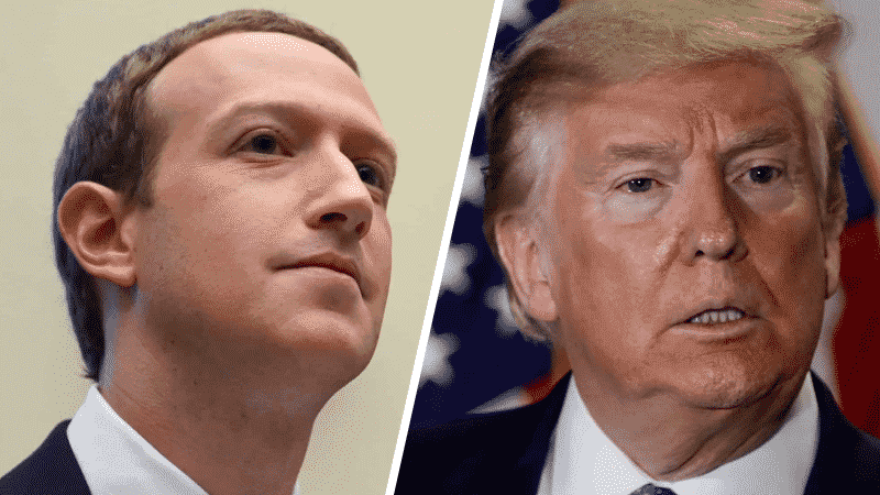 Zuckerberg Pours Cold Water on Speculation There Is Secret Understanding With Trump on Posts
