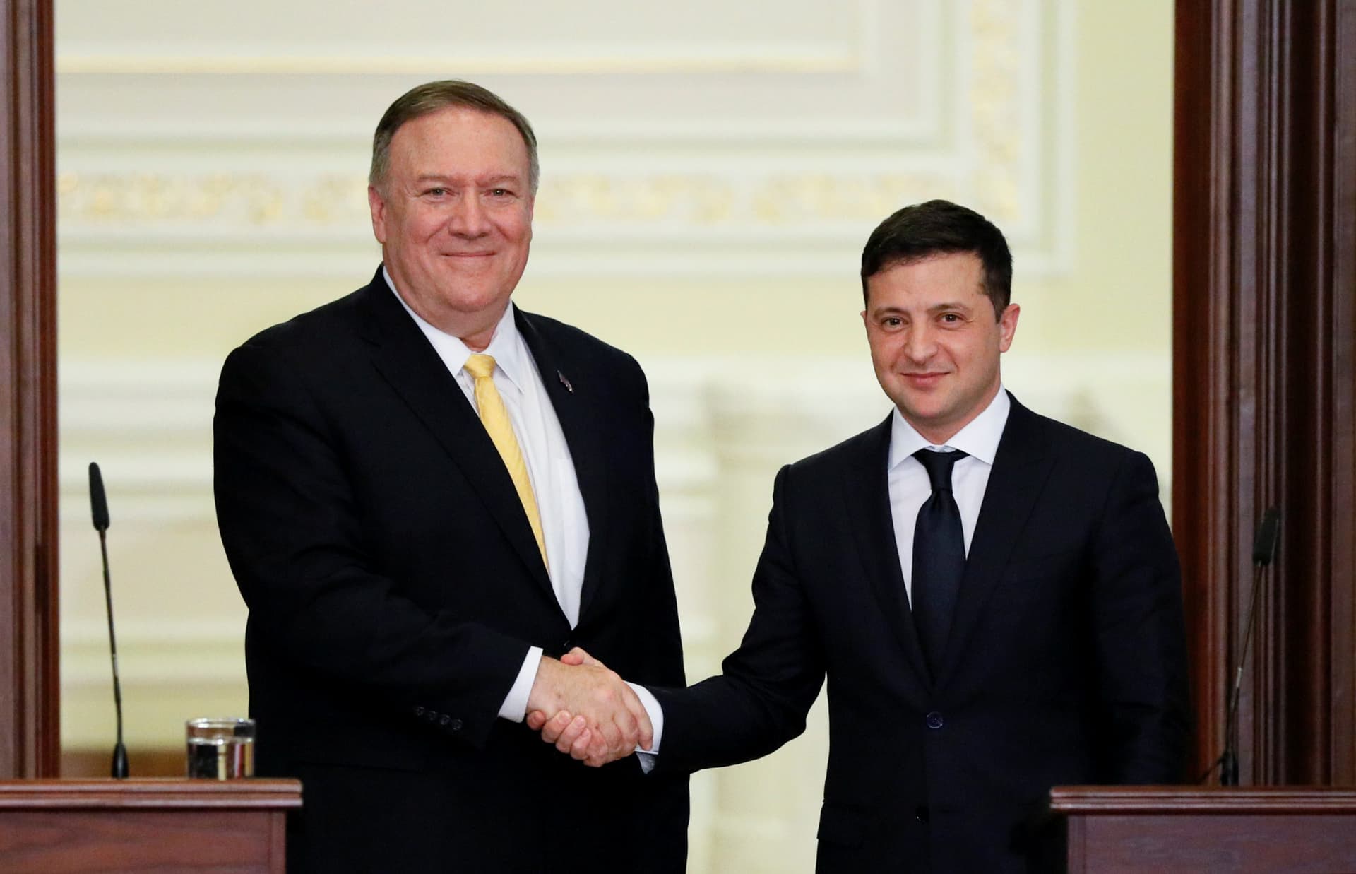 Pompeo Pledges Support for Ukraine as Impeachment Trial Rumbles