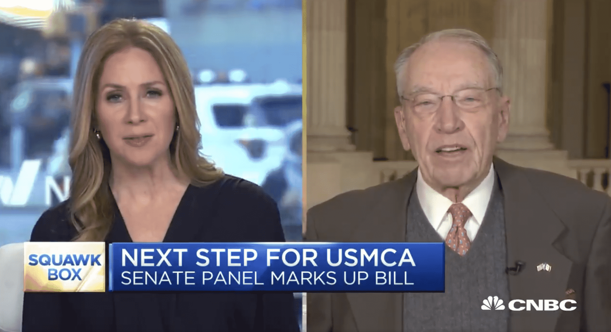 Grassley Declares the USMCA Trade Deal Will Be âOverwhelmingly Approvedâ in the Senate