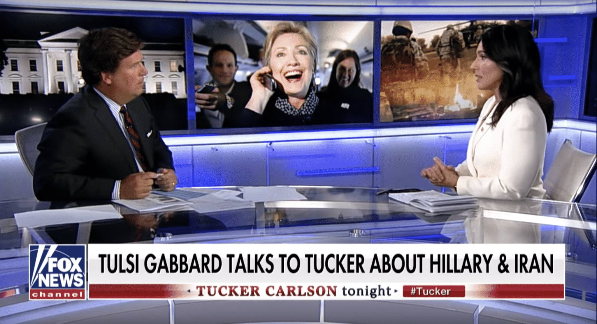 Tulsi Gabbard Calls Hillary Clinton a âWarmongerâ: âHer Track Record Is Well Knownâ