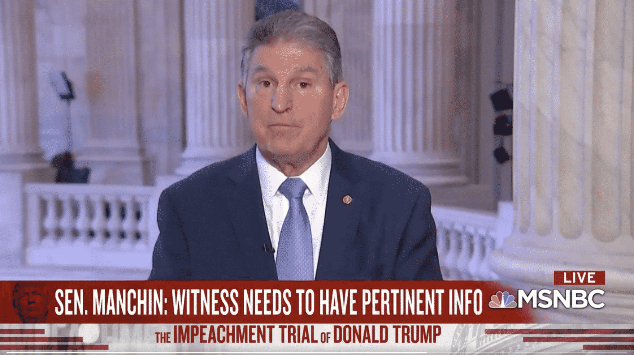 Sen. Joe Manchin Says He âReallyâ Thinks Hunter Biden Is a âRelevant Witnessâ in Impeachment Trial