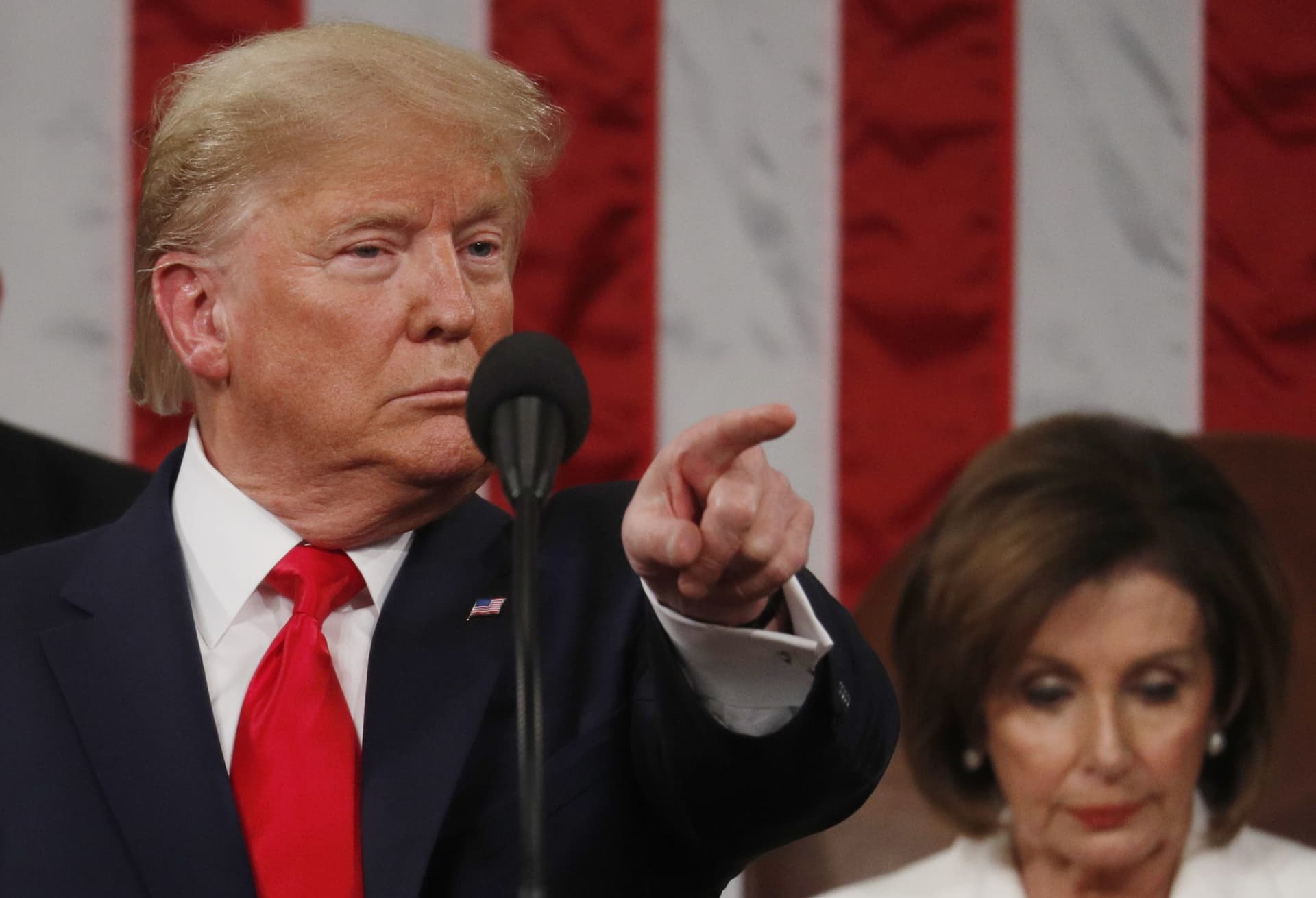 In Political Speech to Congress, Trump Pokes at Democratsâ Divide on Healthcare