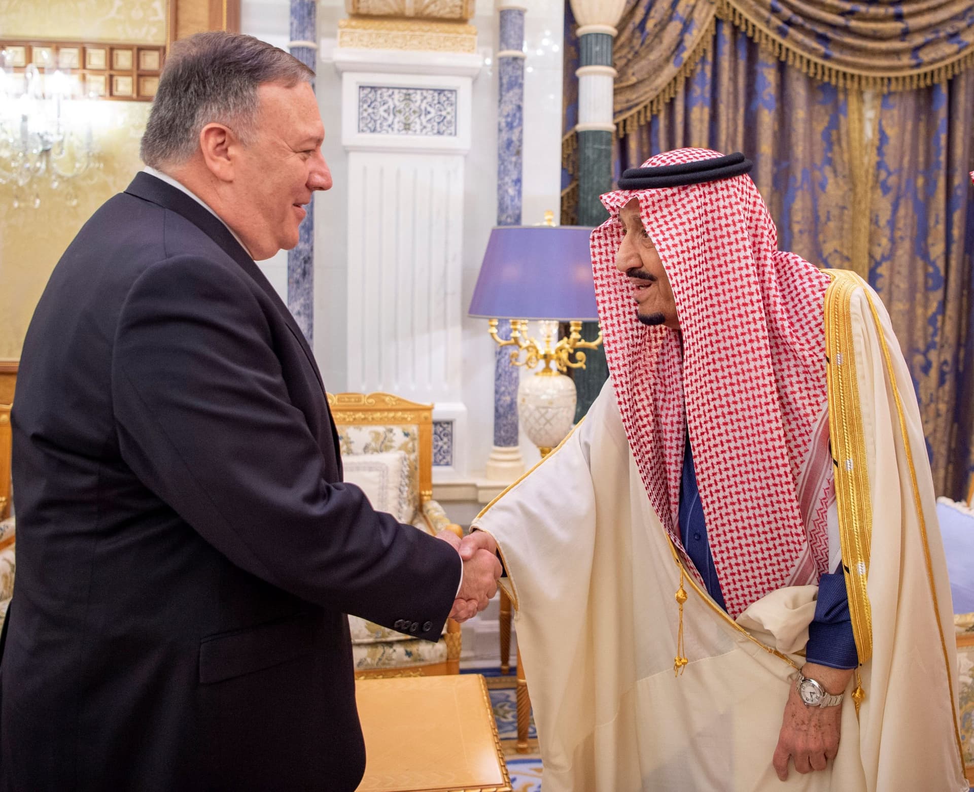 Pompeo in Saudi Arabia to Talk Iran, Economy and Human Rights