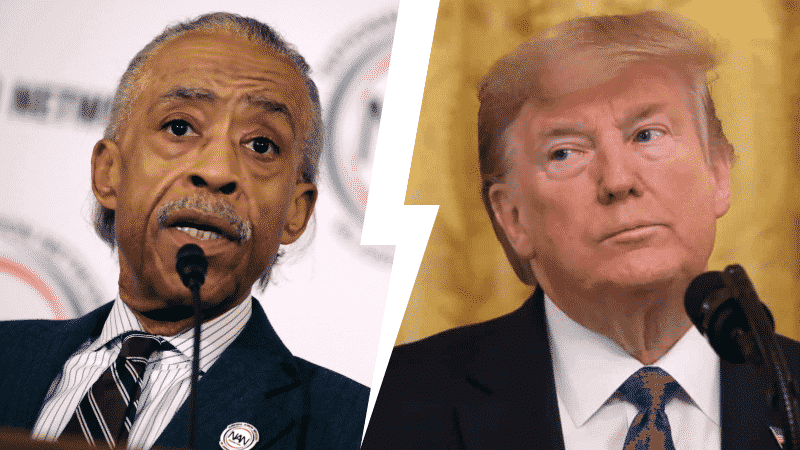 Al Sharpton Slams Trump for âMockingâ the National Anthem With âFake Conductingâ