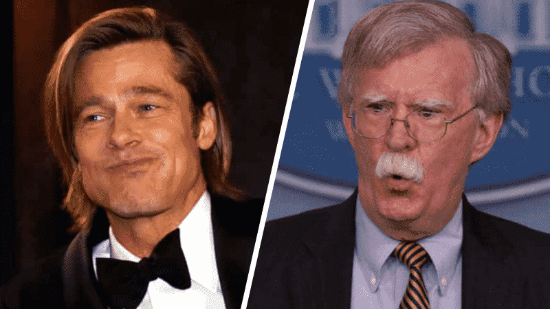 Brad Pitt Uses Oscars Speech to Take a Shot at GOP-Led Senate Not Pushing for Bolton Testimony