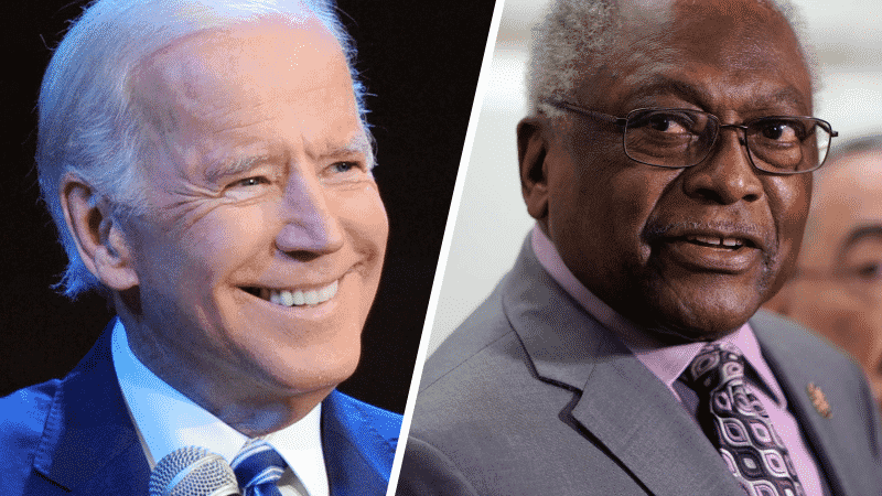 Clyburn Endorses Biden, Calls on South Carolinians to Back the Former VP Ahead of State’s Primary