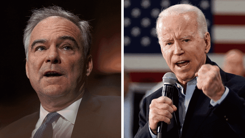 Sen. Tim Kaine Announces Joe Biden Endorsement Ahead of Super Tuesday