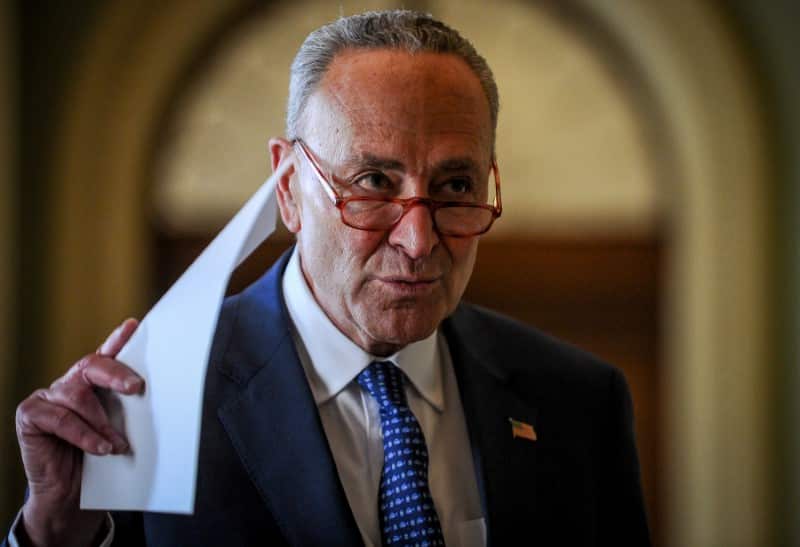 Schumer Urges Democrats to Push Back Against GOP Coronavirus Bill