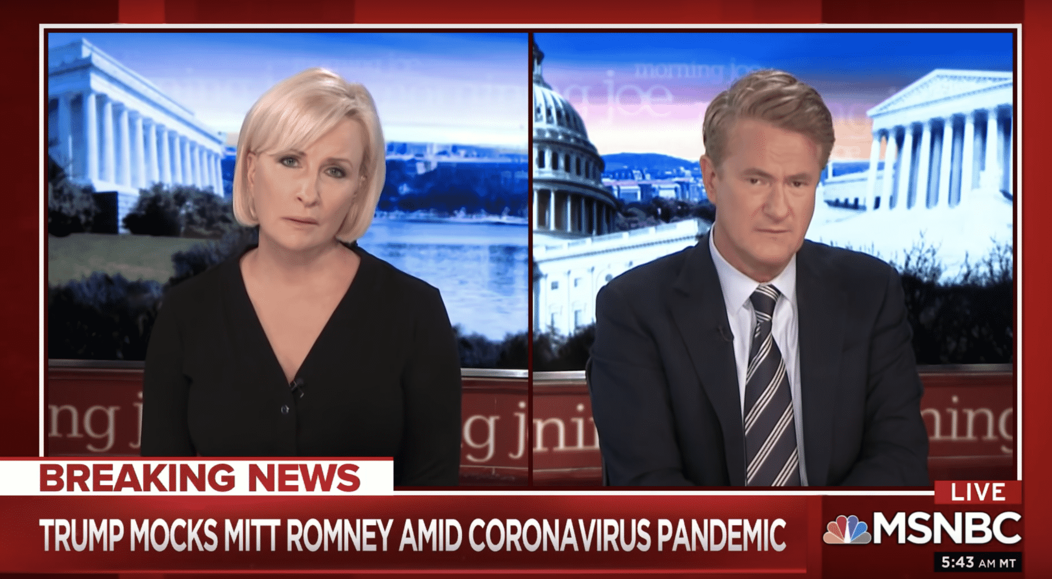Joe Scarborough Slams Trump for His Response to Romneyâs Coronavirus Test