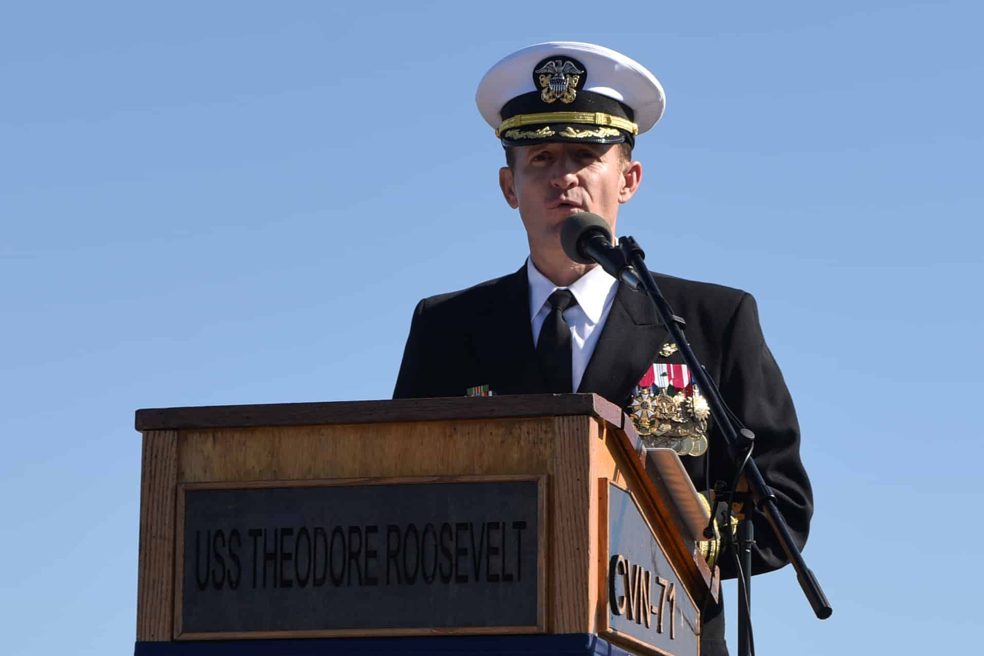 Navy Wants to Reinstate Fired Captain of Coronavirus-Hit Aircraft Carrier, Sources Say