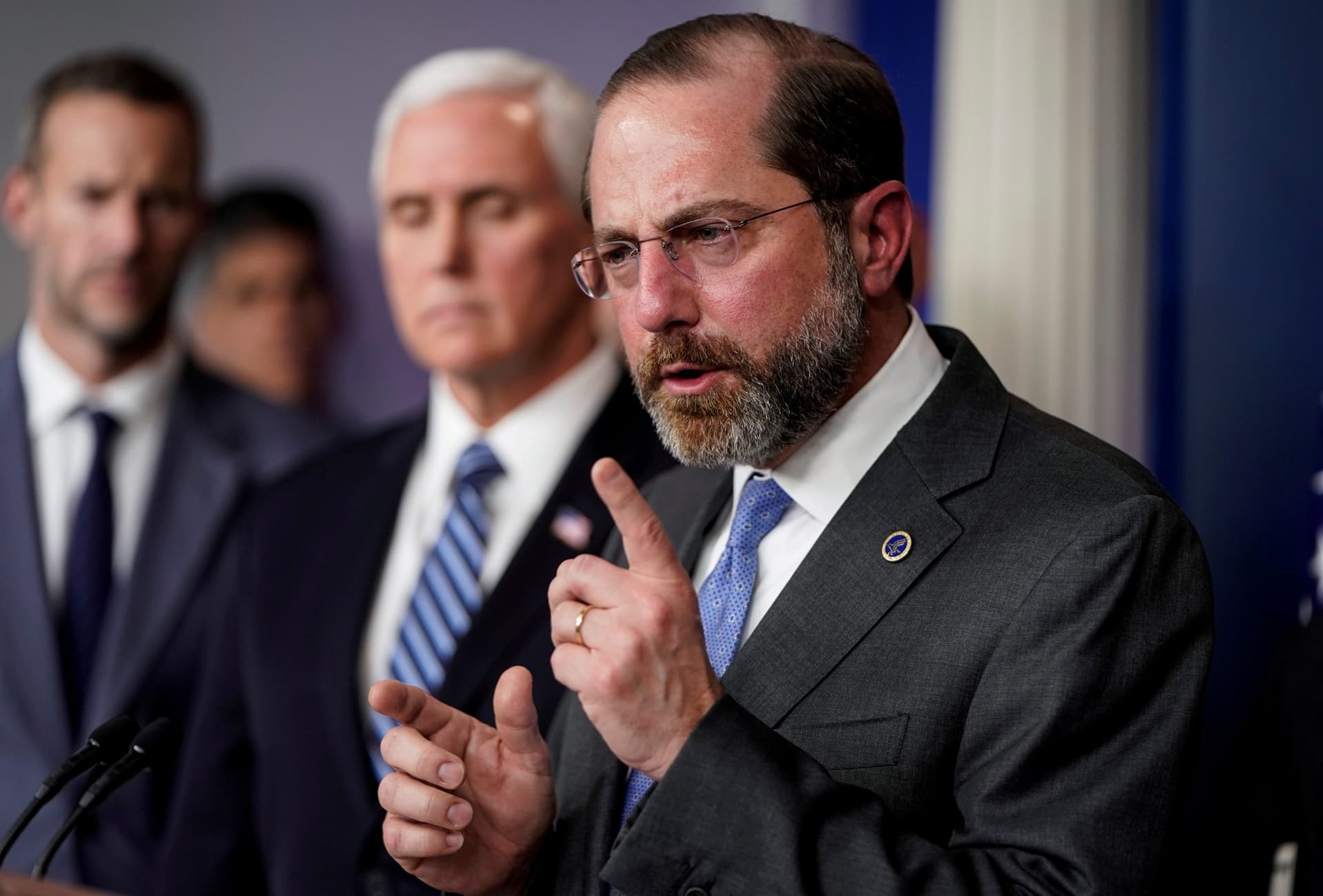 Trump Rejects Reports That He Will Fire HHS Chief Azar