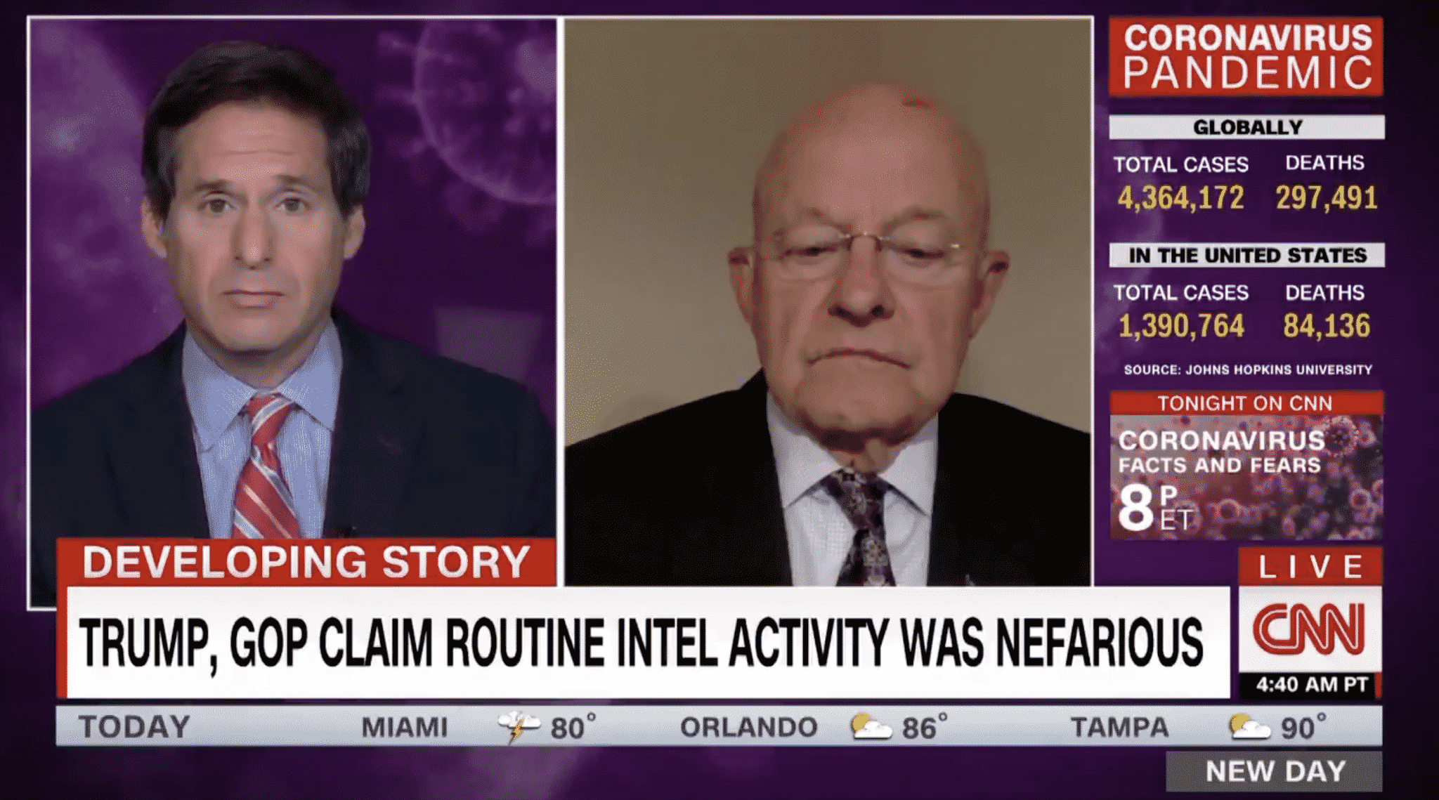 Former National Intelligence Director Defends âUnmaskingâ Requests on Calls From Michael Flynn