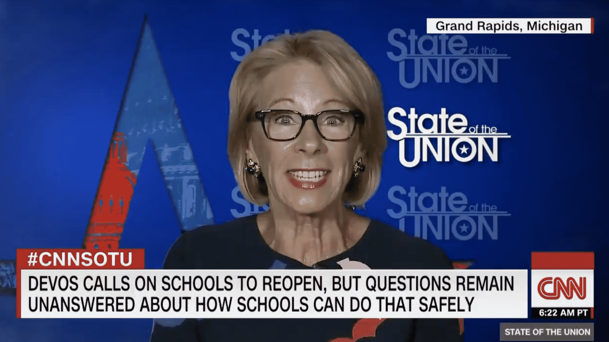 Betsy DeVos Says There Is No ‘Desire’ to Take Funding Away From Schools Amid Pandemic