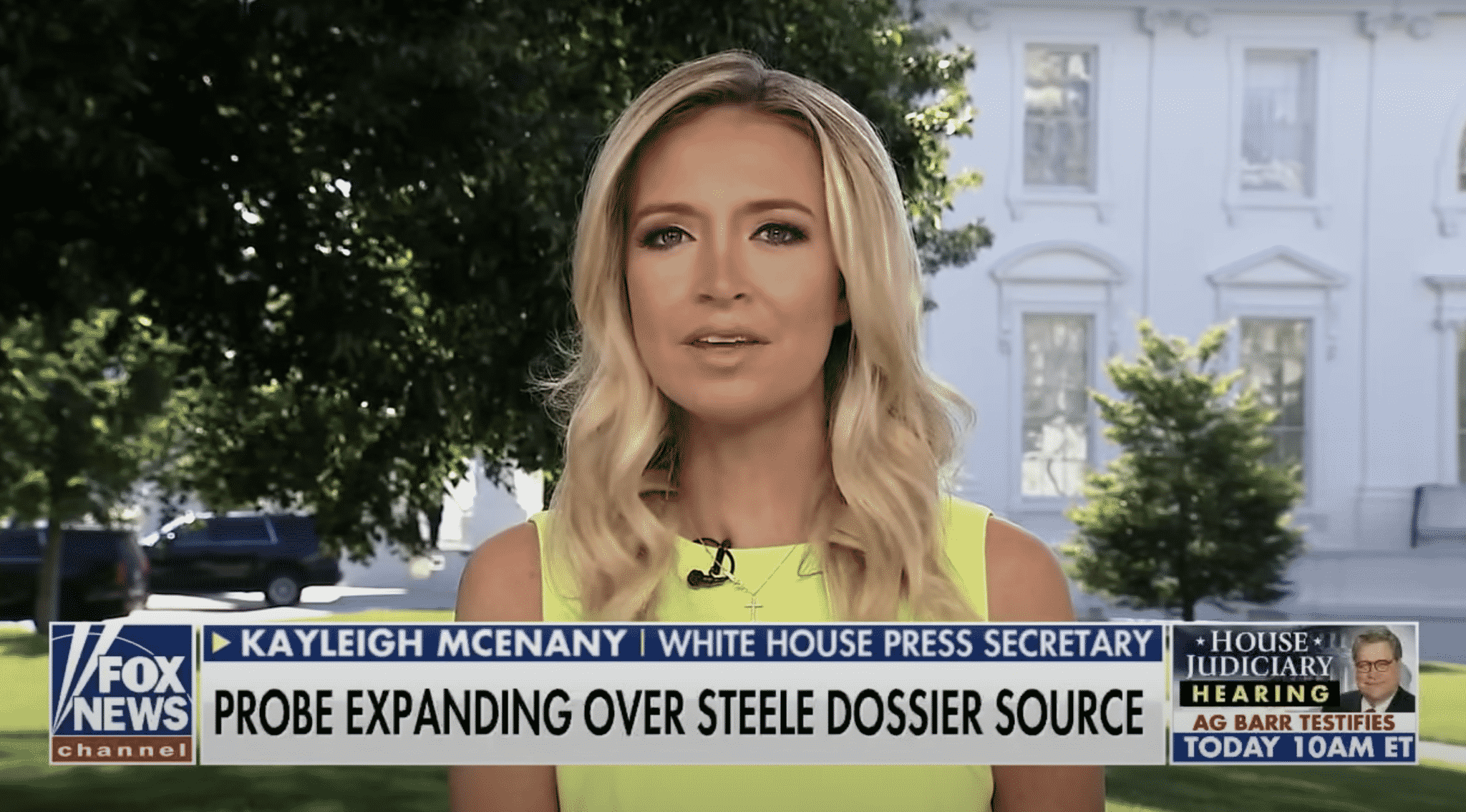 Kayleigh McEnany Denies Claim Barr Is Only Testifying to Run Interference for Trump