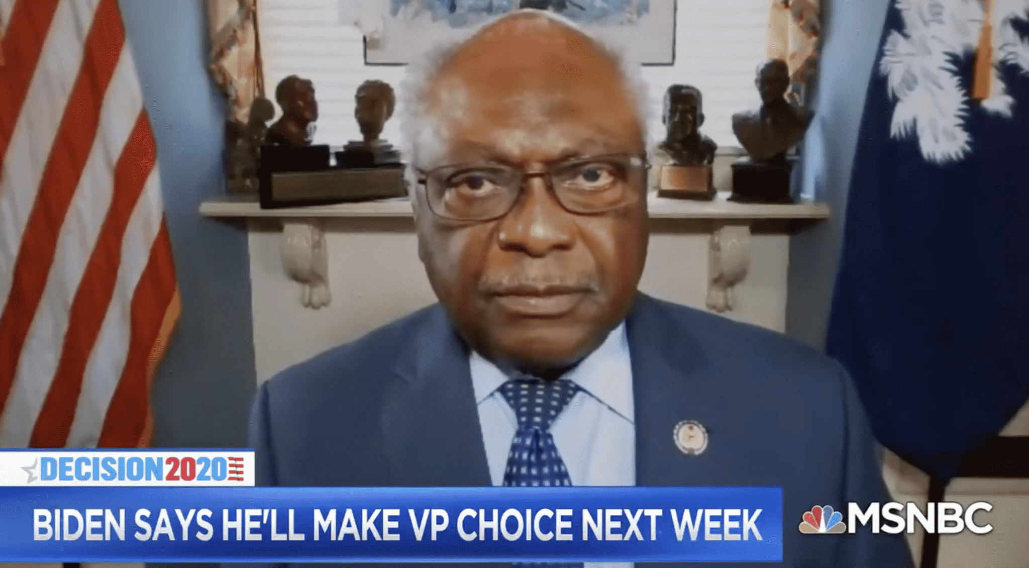 Clyburn Urges Biden to Select a Running Mate With âa Lot of Passionâ
