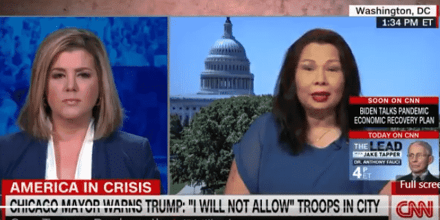Sen. Tammy Duckworth Tells Trump âDonât Even Think Aboutâ Sending Federal Agents to Chicago
