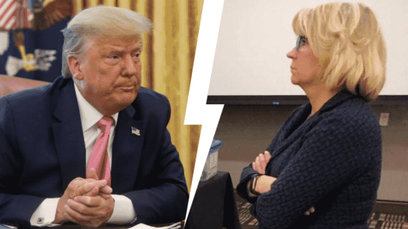 Trump Takes Aim at Liz Cheney Amid Her Clash With House GOP