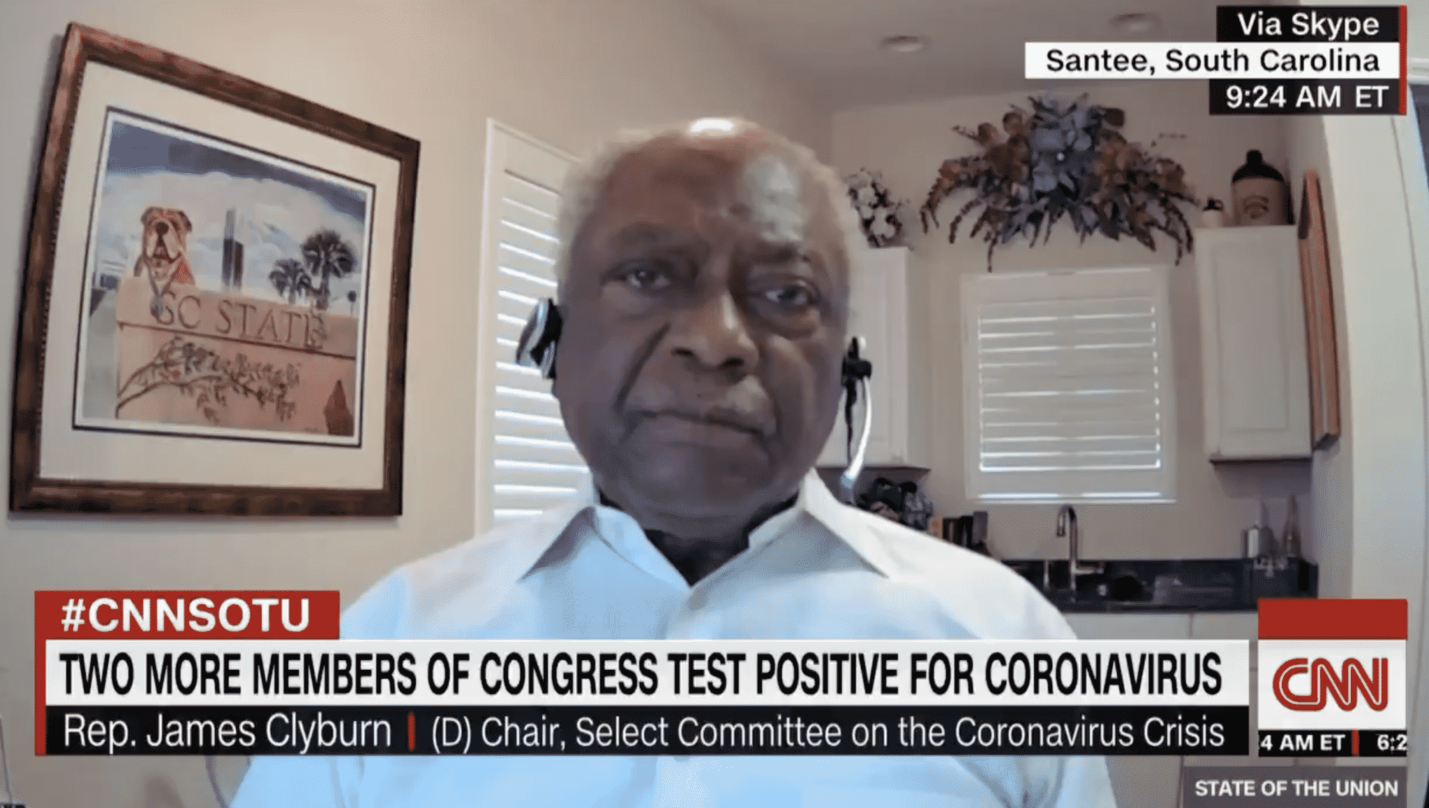 Clyburn Does Not Think Trump ‘Plans to Leave the White House’ If He Loses the Election