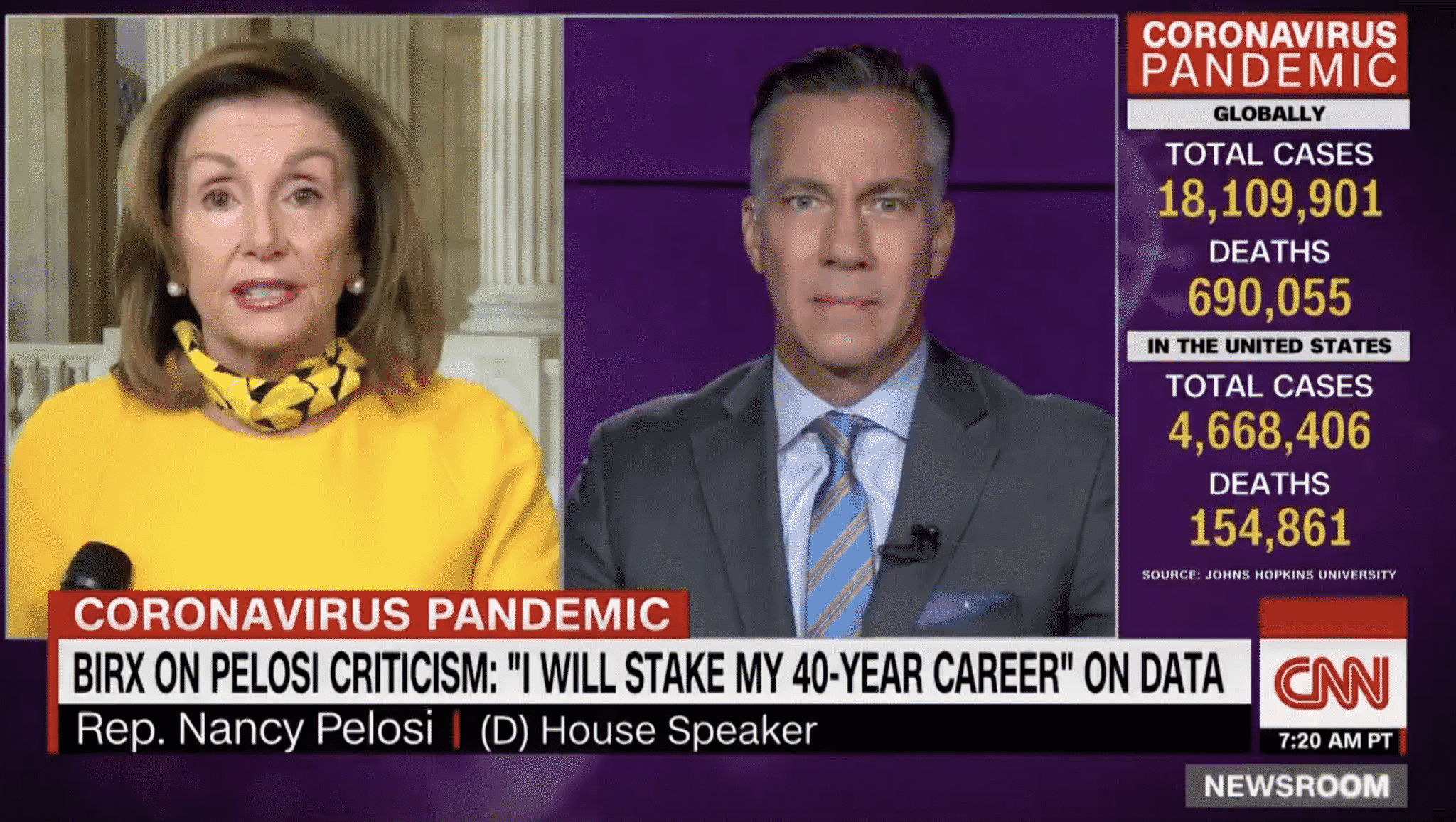 Pelosi Hits Dr. Birx Again: She Has âEnabledâ Trump to Share Misinformation