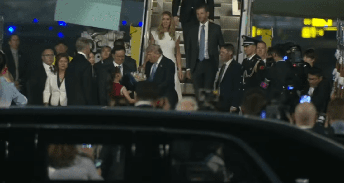 Trump Arrives In Beijing Seeking Major Trade Breakthrough