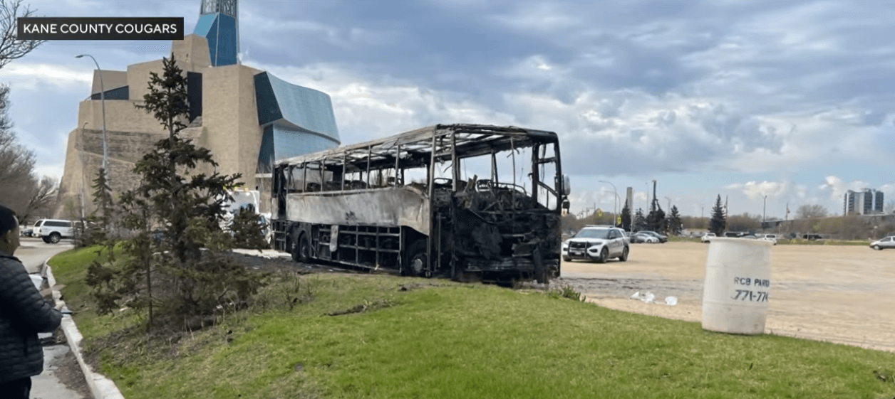 Teen Charged After Baseball Team Bus Goes Up In Flames