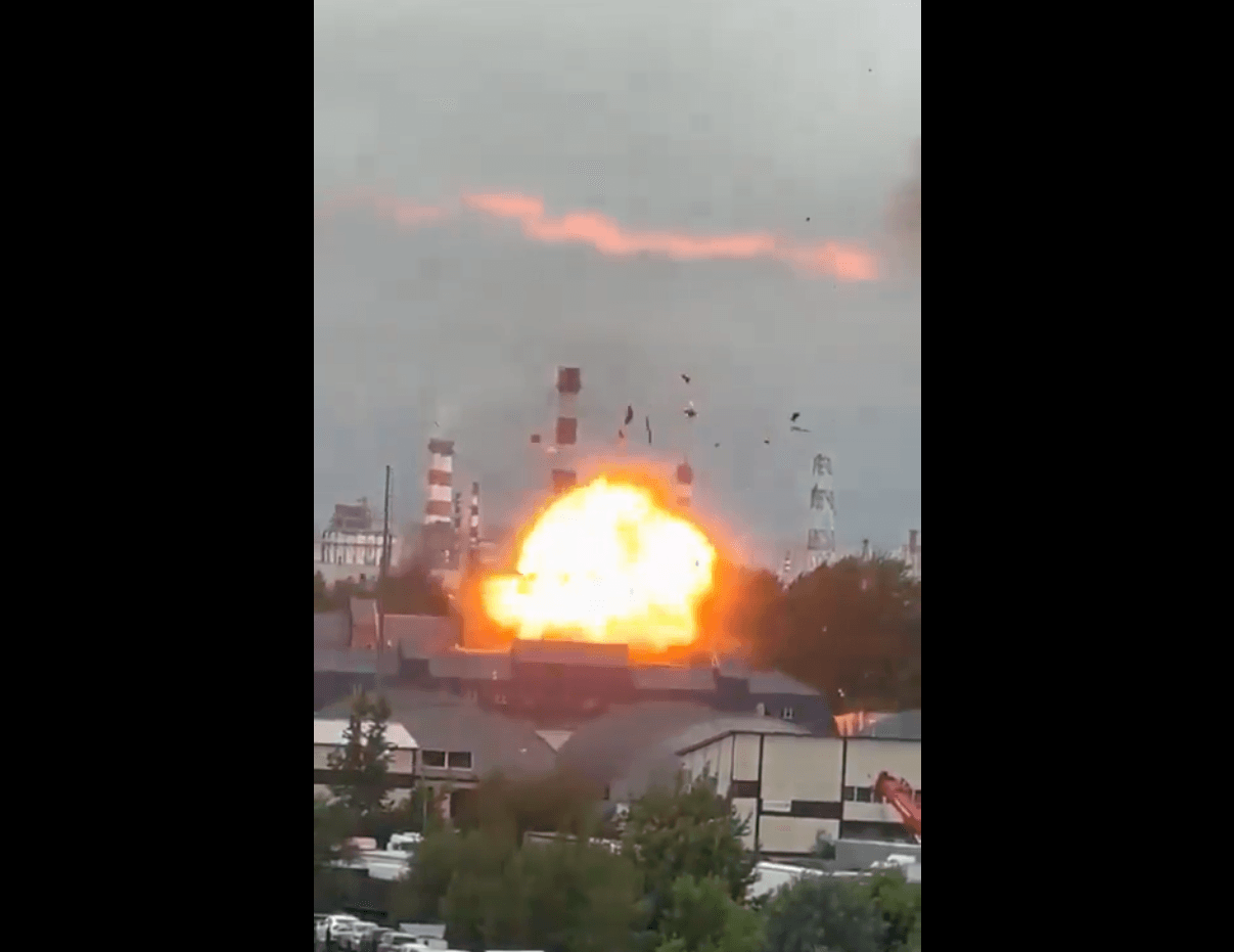 Moscow Rocked by Huge Ukrainian Drone Attack as Oil Refinery Burns